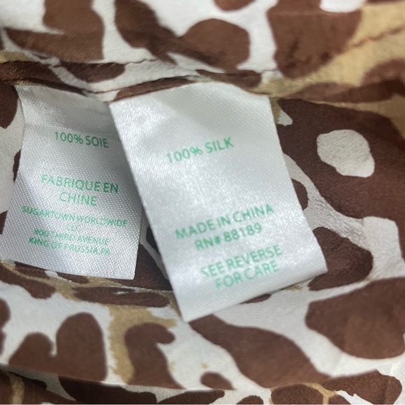 Lilly Pulitzer Animal Print Blouse - Picture 10 of 10
